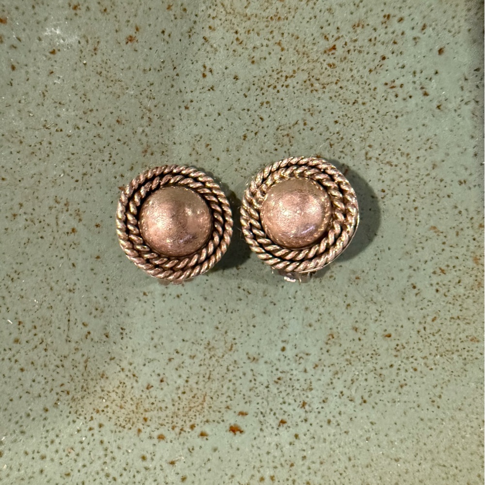 Clip on earrings (sterling silver)